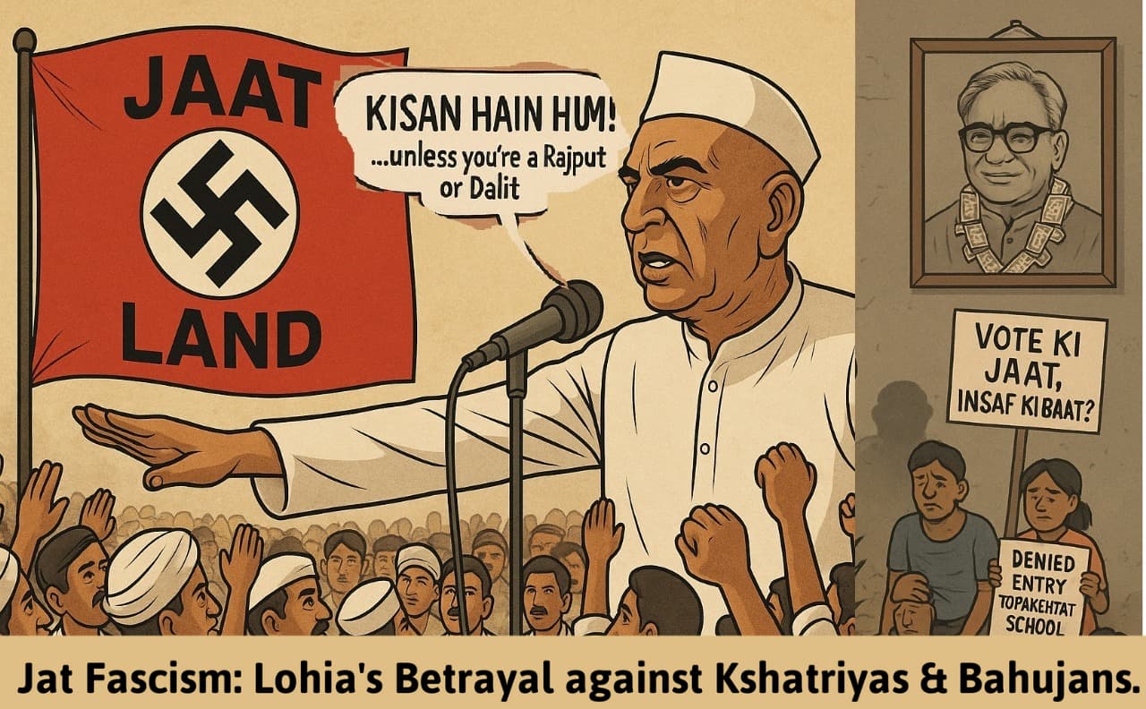 Jat Fascism: Lohia’s Legacy of Betrayal Against Rajputs and the Bahujan Masses